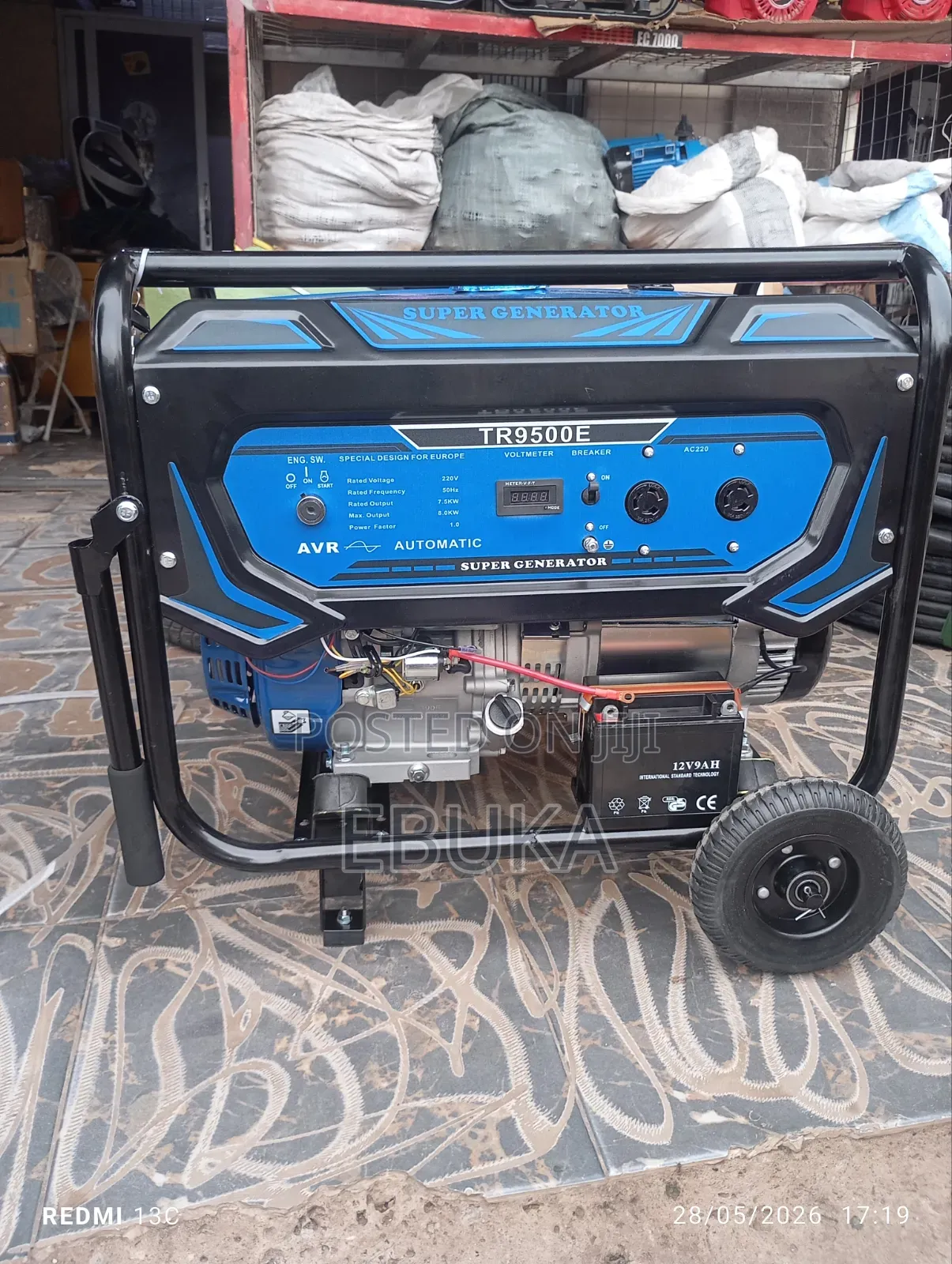 Super Generator 9500watts.