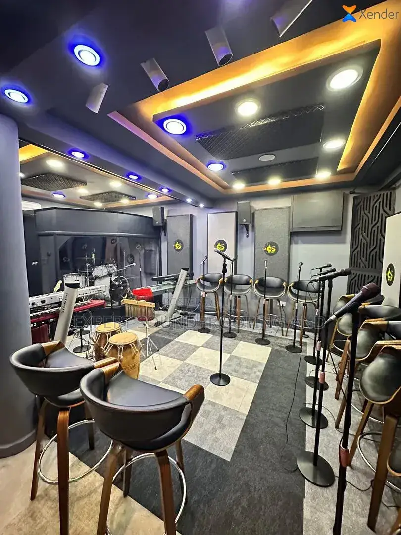 Acoustic Treatments Carpet Tiles.