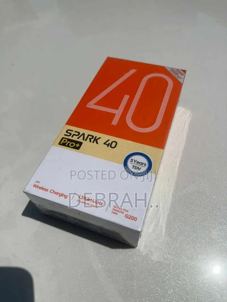 New Tecno Spark 40 Pro+ 256 GB Black