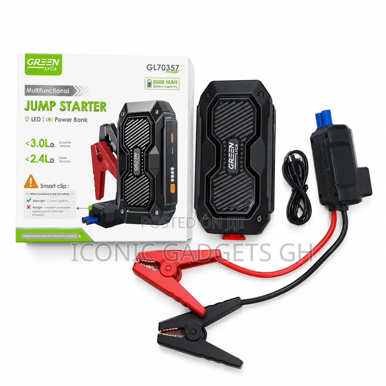 8000mah Multifunctional Jump Starter