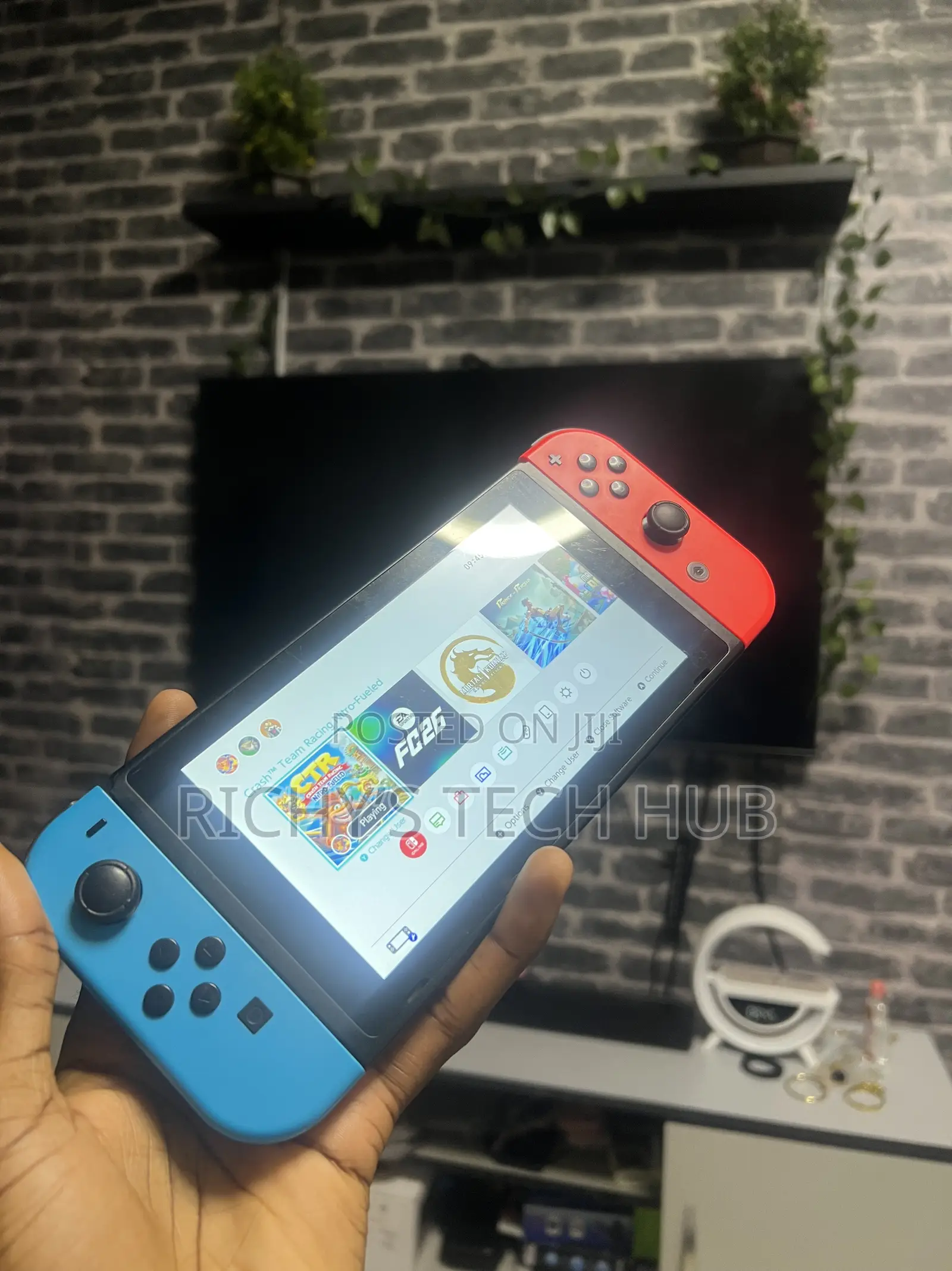 Nintendo Switch With 9 Games