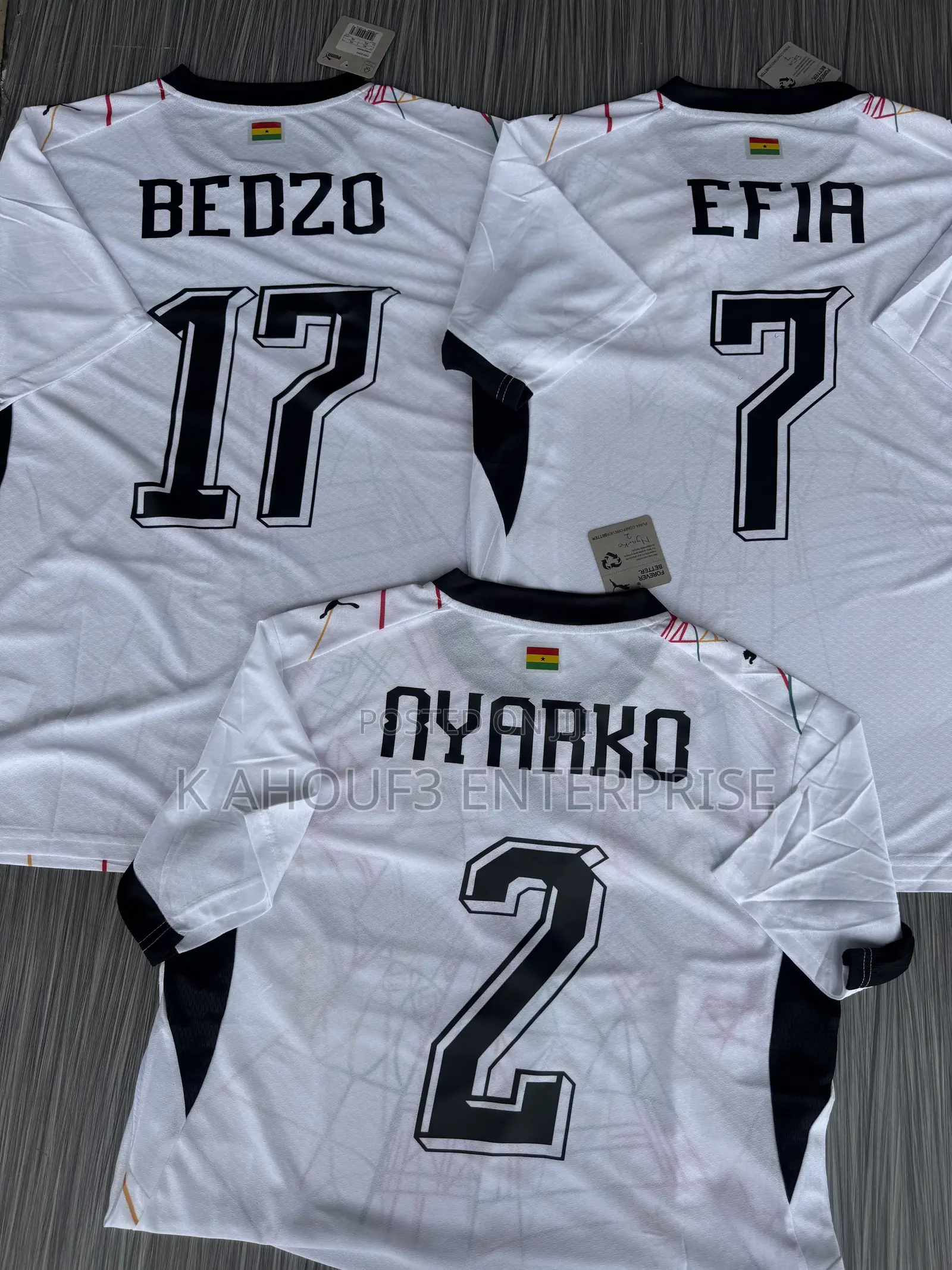 Authentic Customized Ghana Spider/Yellow Jersey for World Cup 2026