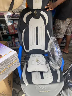 Ash Black Leather Seat Covers