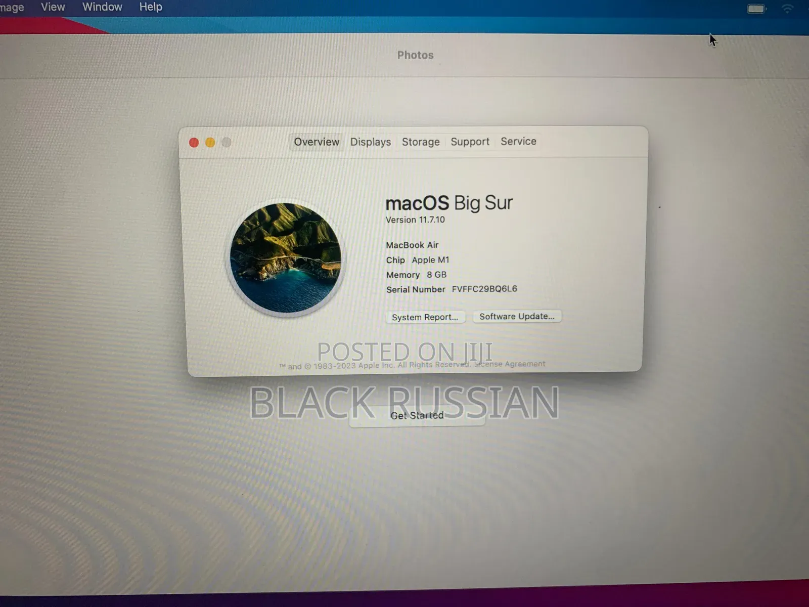 Laptop Apple MacBook Pro 2021 M1 8GB Apple M1 SSD 128GB