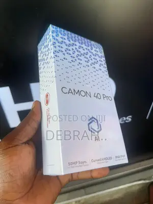New Tecno Camon 40 Pro 5G 256 GB Black
