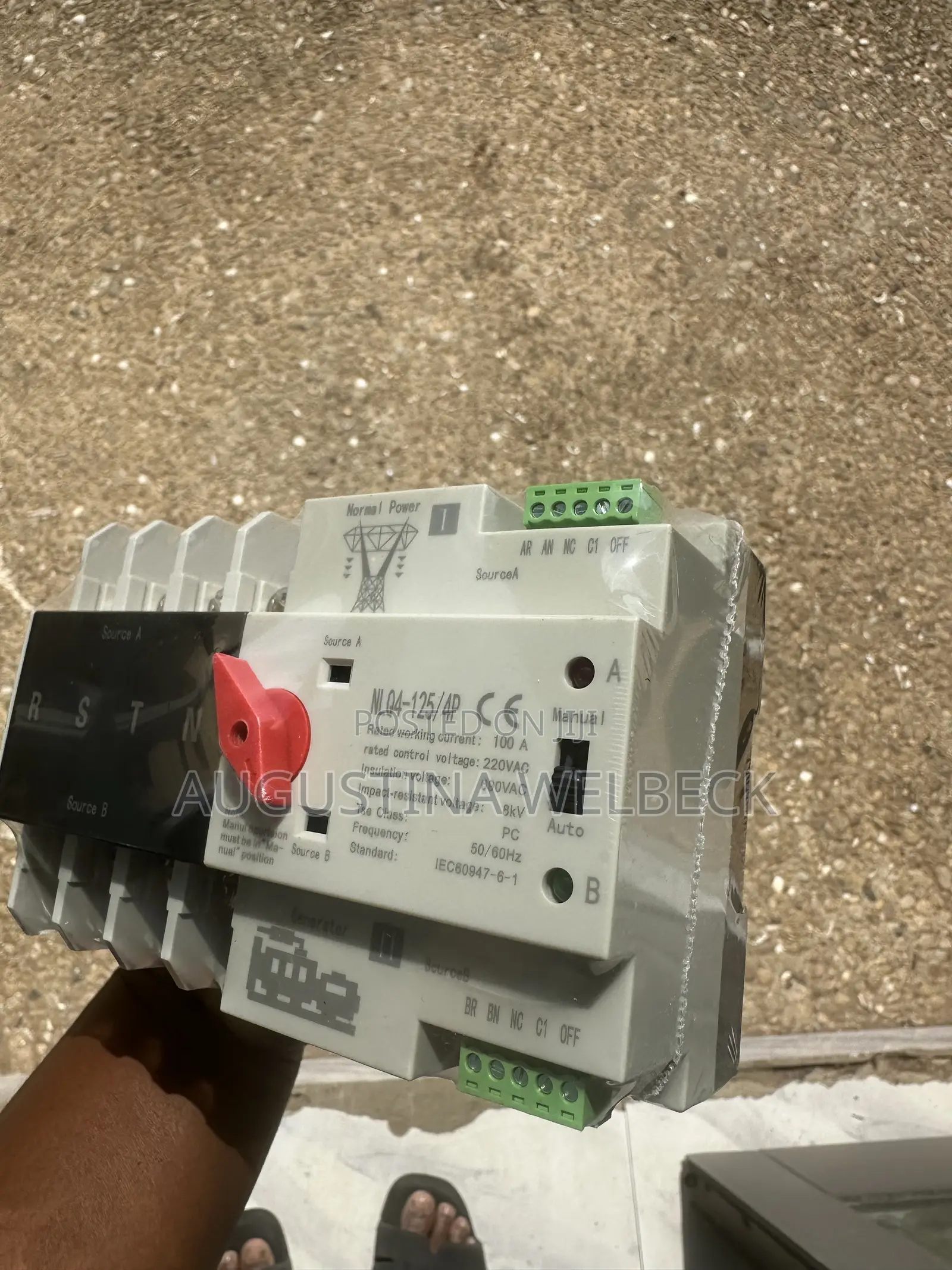 Dual Power Ats Changeover ( Single Phase)100amps