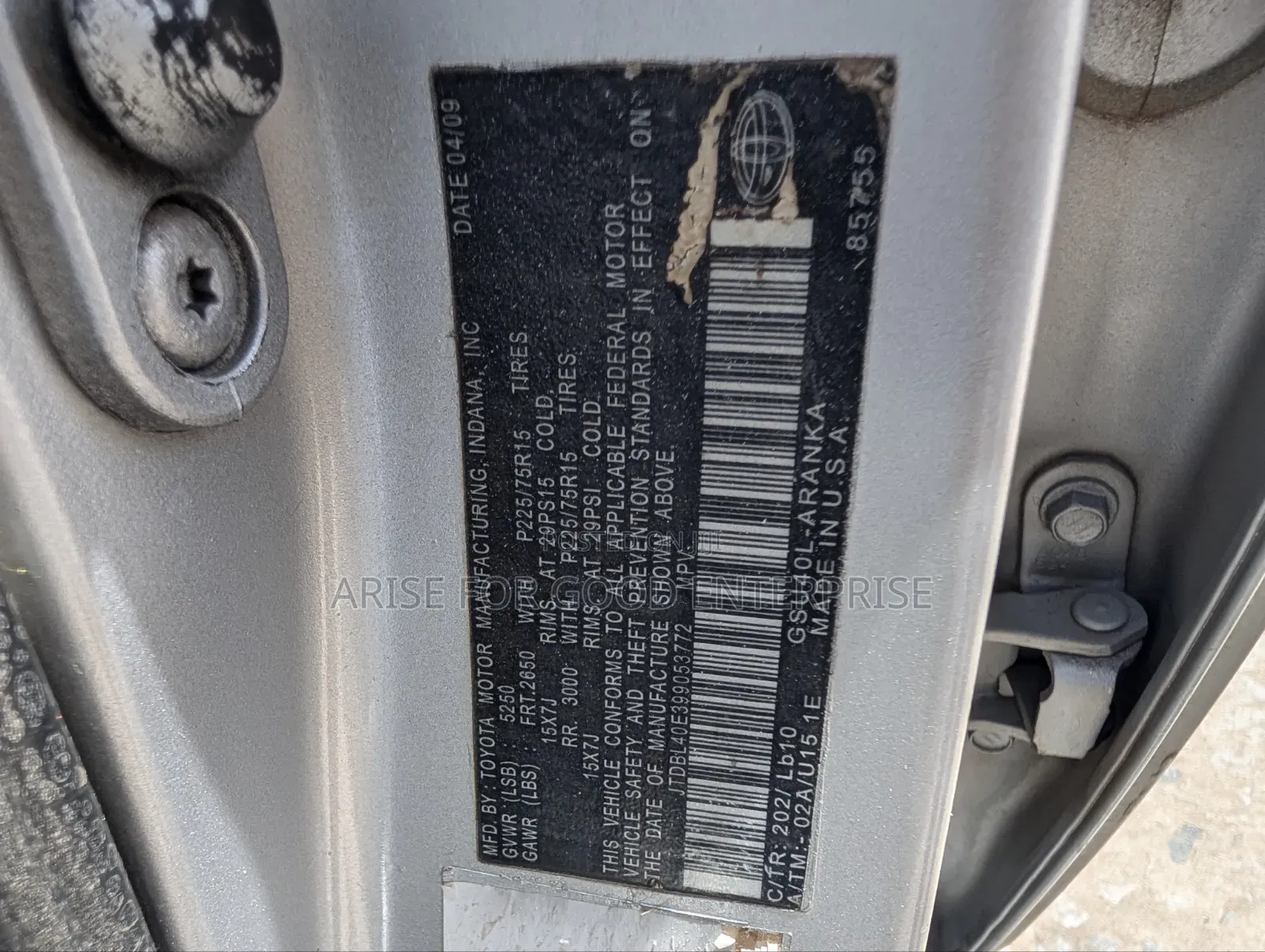 Toyota Corolla LE 4dr Sedan (1.8L 4 cyl 4A) 2009 Silver