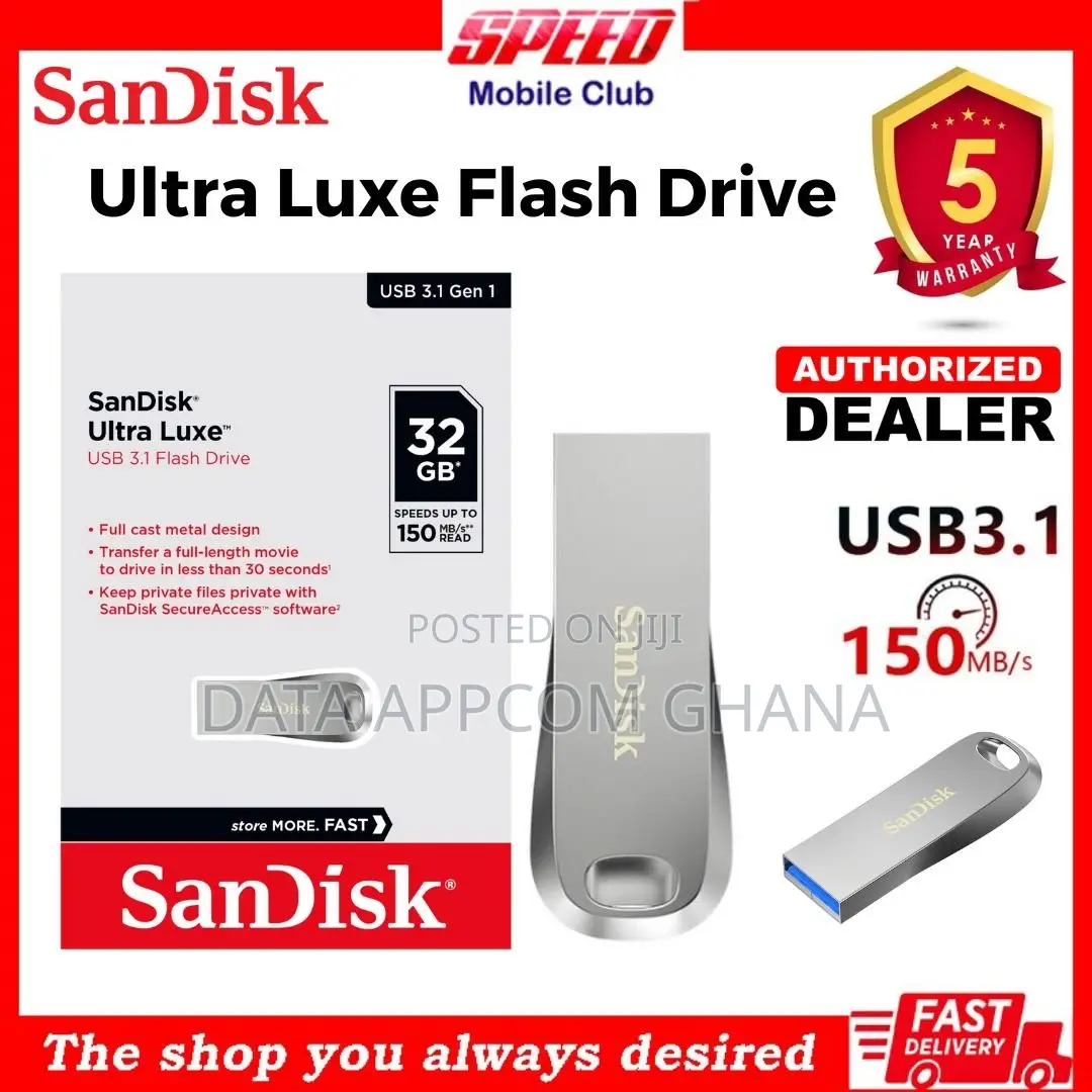 Sandisk 32gb Ultra Luxe Usb 3.1