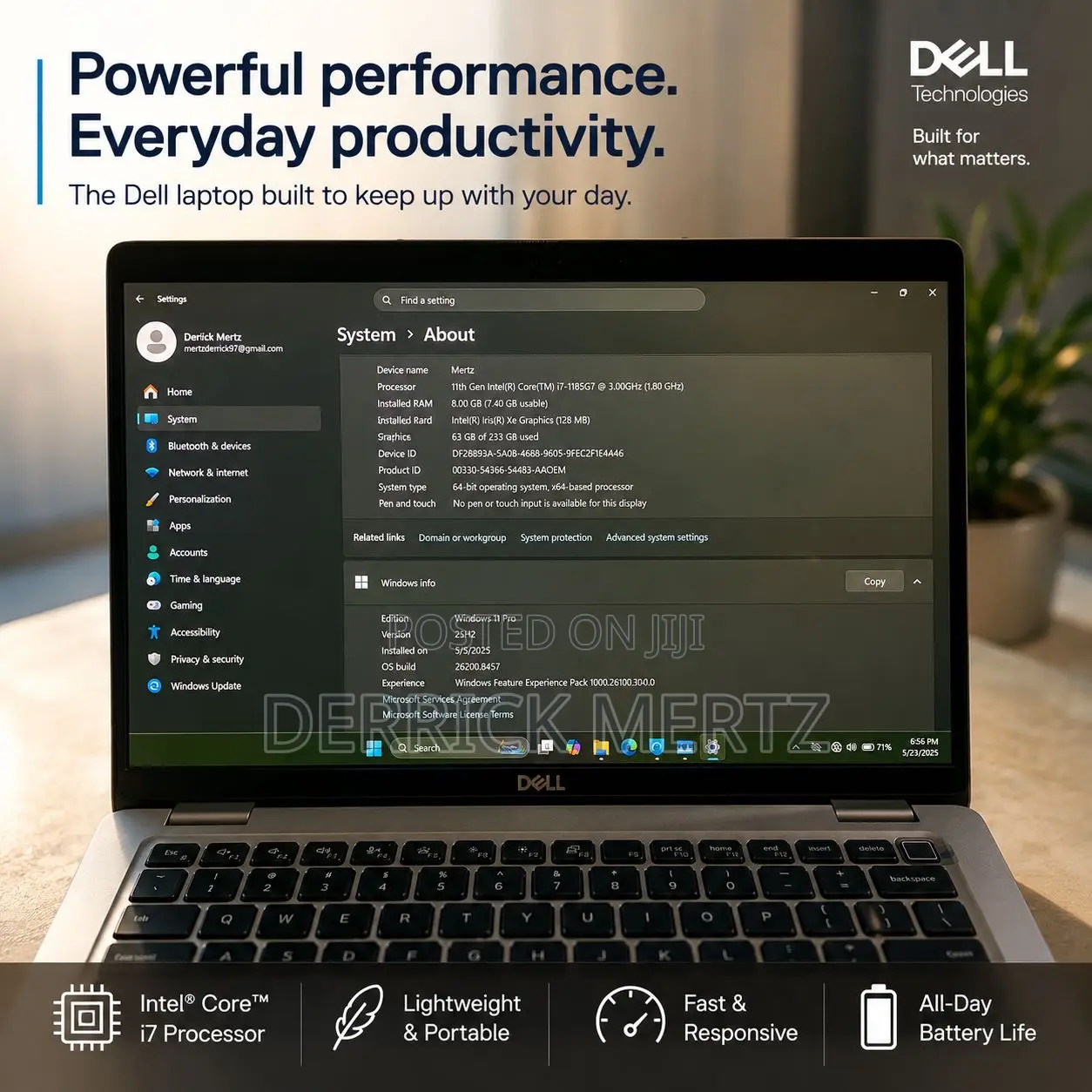 New Laptop Dell Latitude 5420 8GB Intel Core i7 SSD 256GB