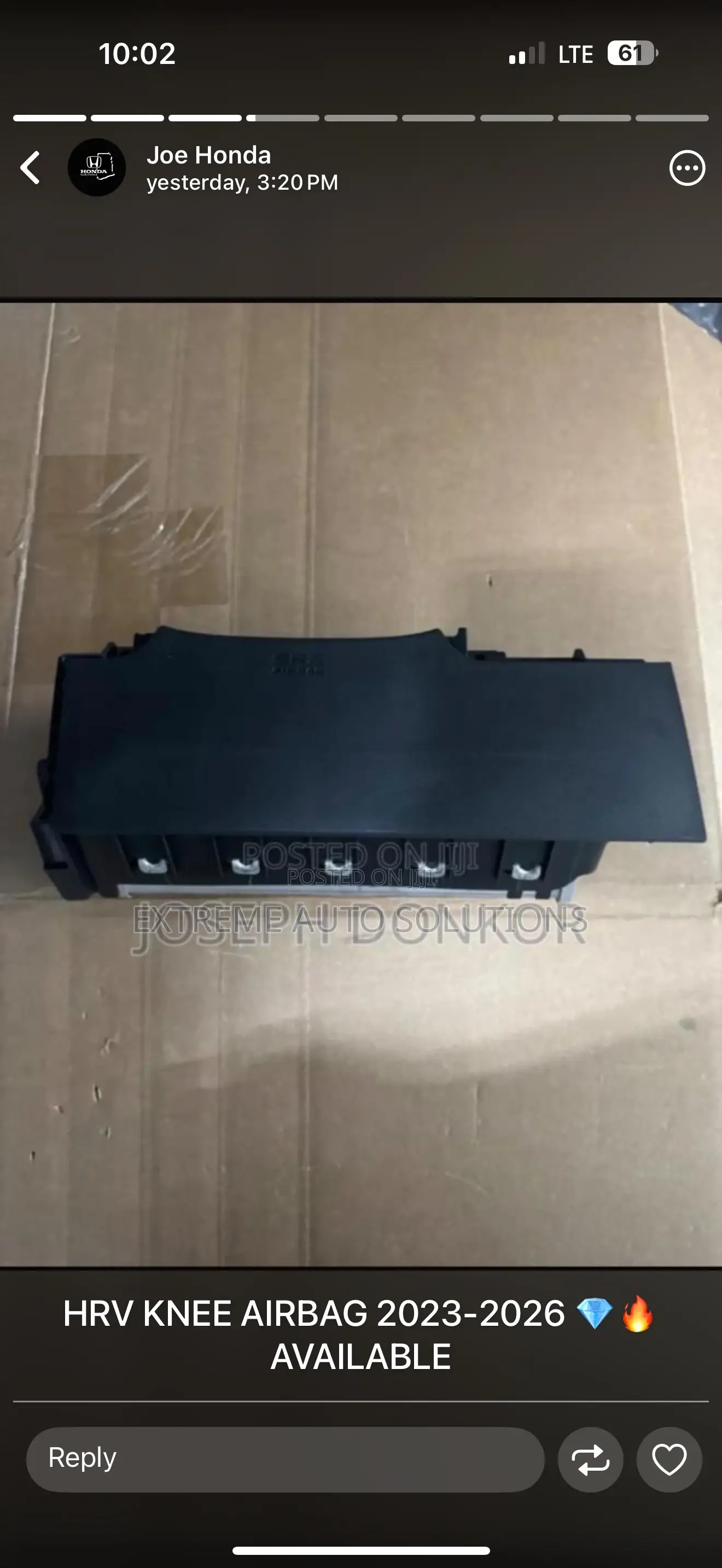 HRV Knee Airbag 2023-2026 Available