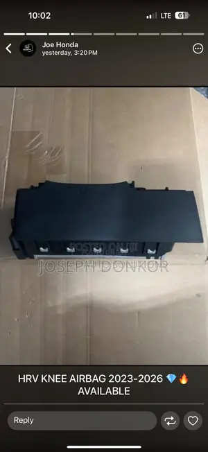 HRV Knee Airbag 2023-2026 Available