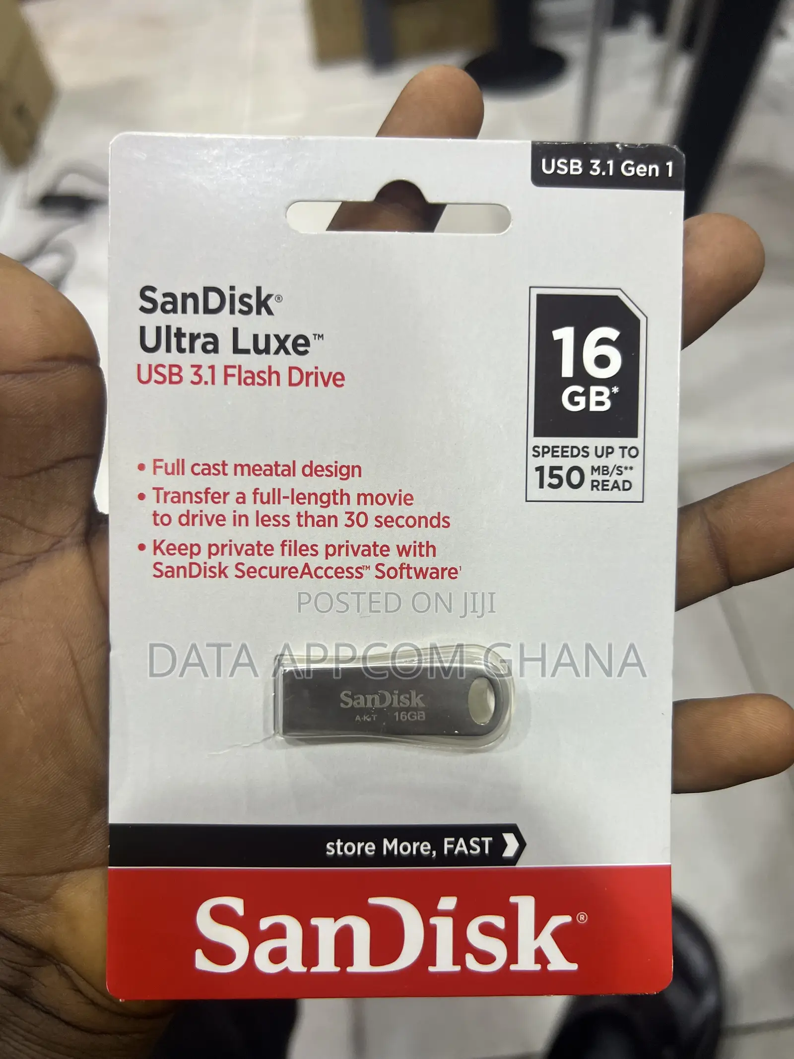 Sandisk 16gb Ultra Luxe Usb 3.1