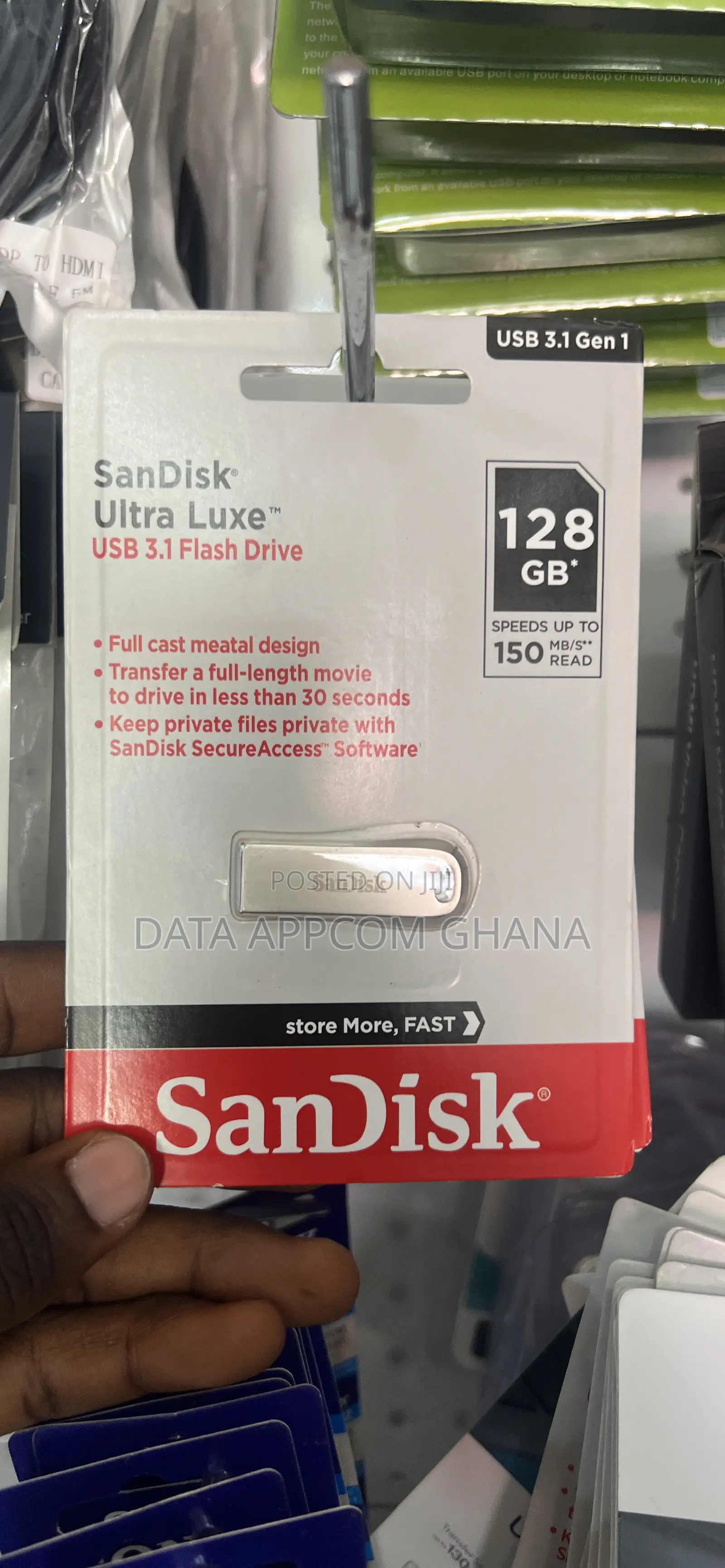 Sandisk 128gb Ultra Luxe Usb 3.1