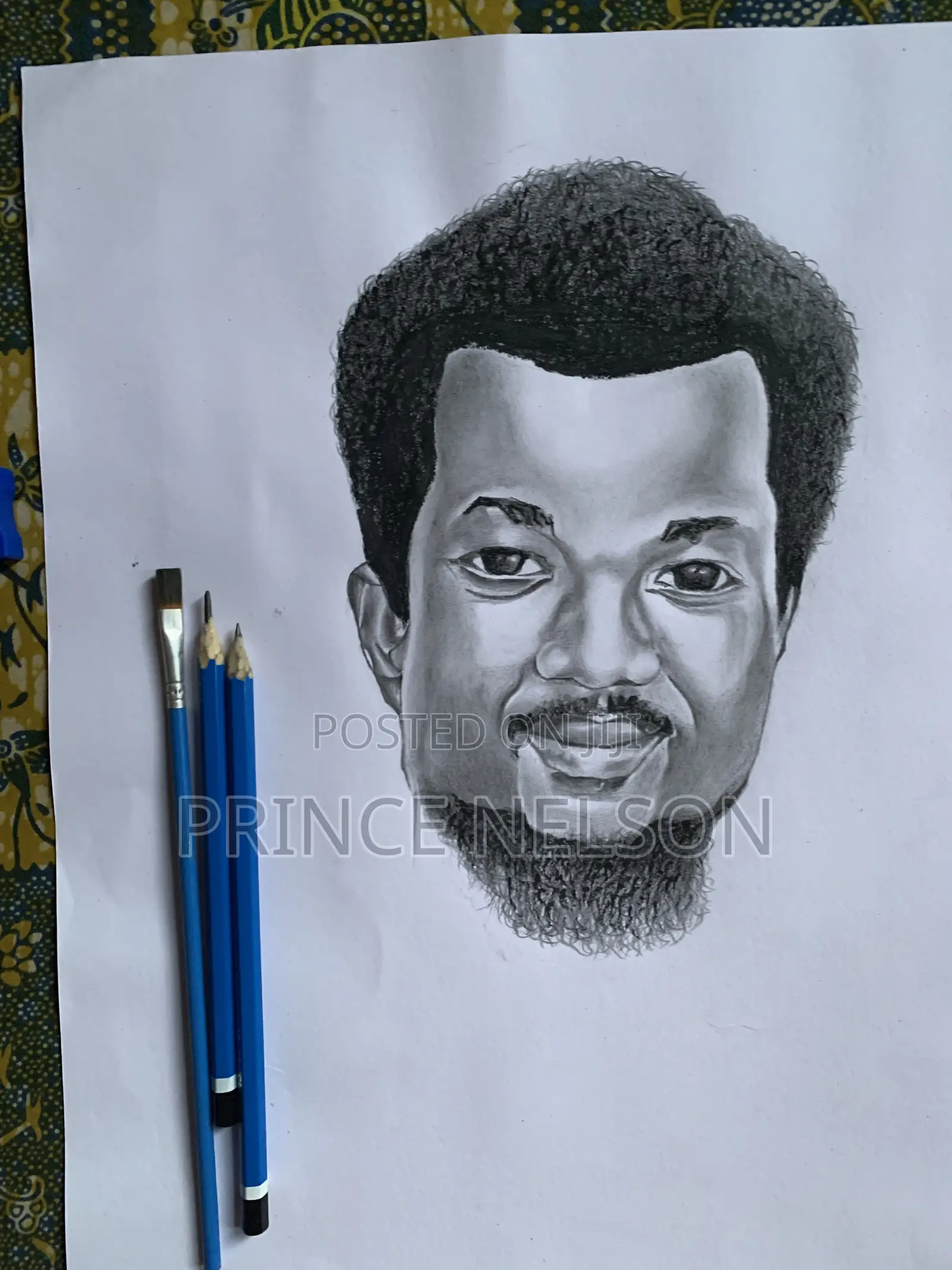Rescue Artwork, Pencil Drawing