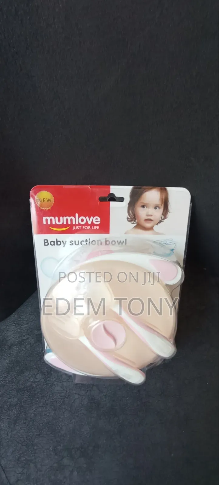 Mumlove Baby Suction Bowl Feeding Sets With Fork and Spoon