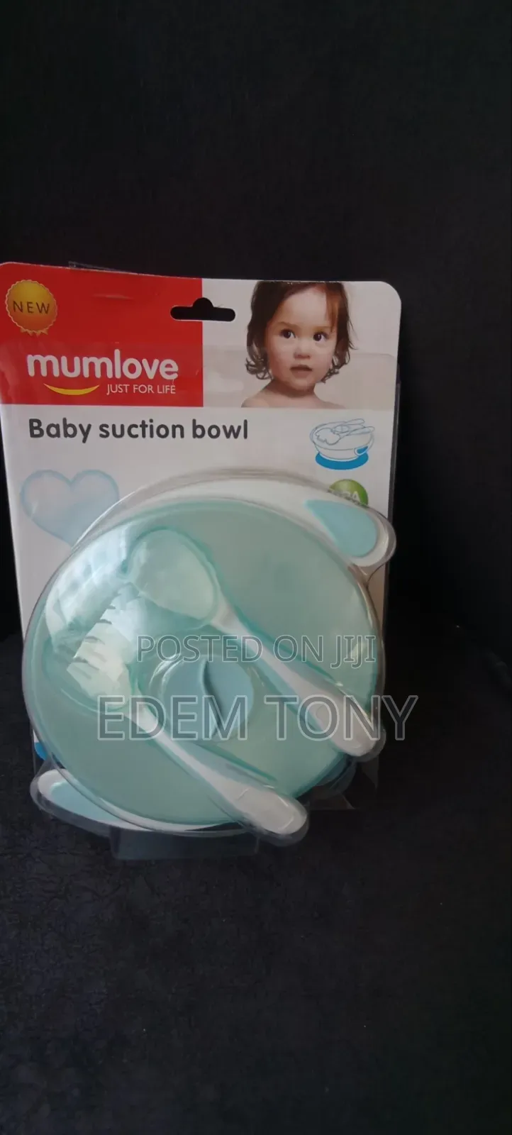 Mumlove Baby Suction Bowl Feeding Sets With Fork and Spoon