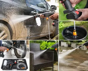 Cordless Portable High-Pressure Washer Gun