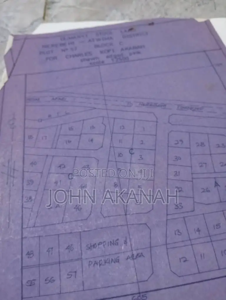 2 Plots of Land for Sale at Abuakwa Sepaase (160 X 90)