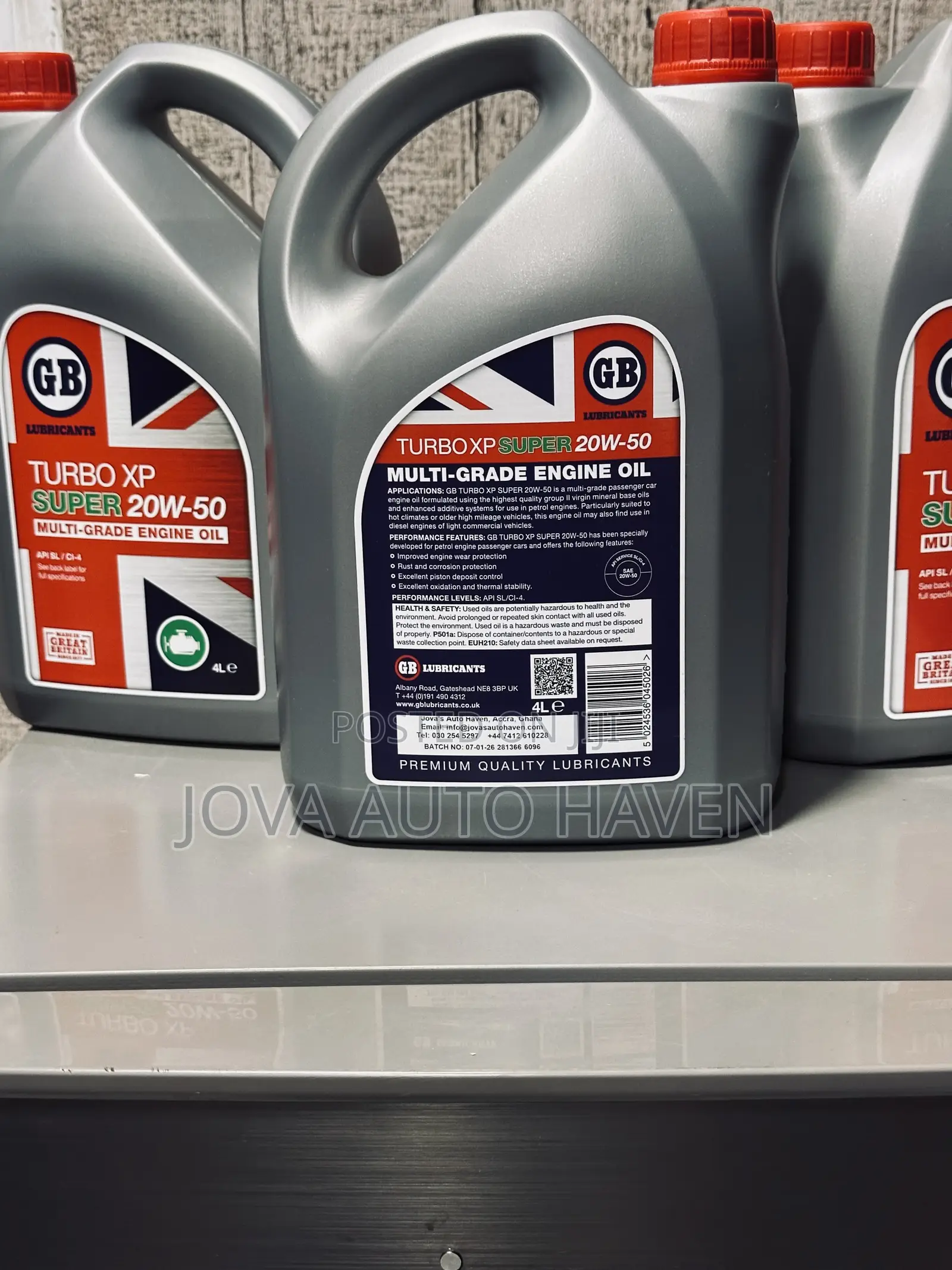 Gb Lubricants Turbo Xp Super 20w-50 Multi-Grade Engine Oil – 4l