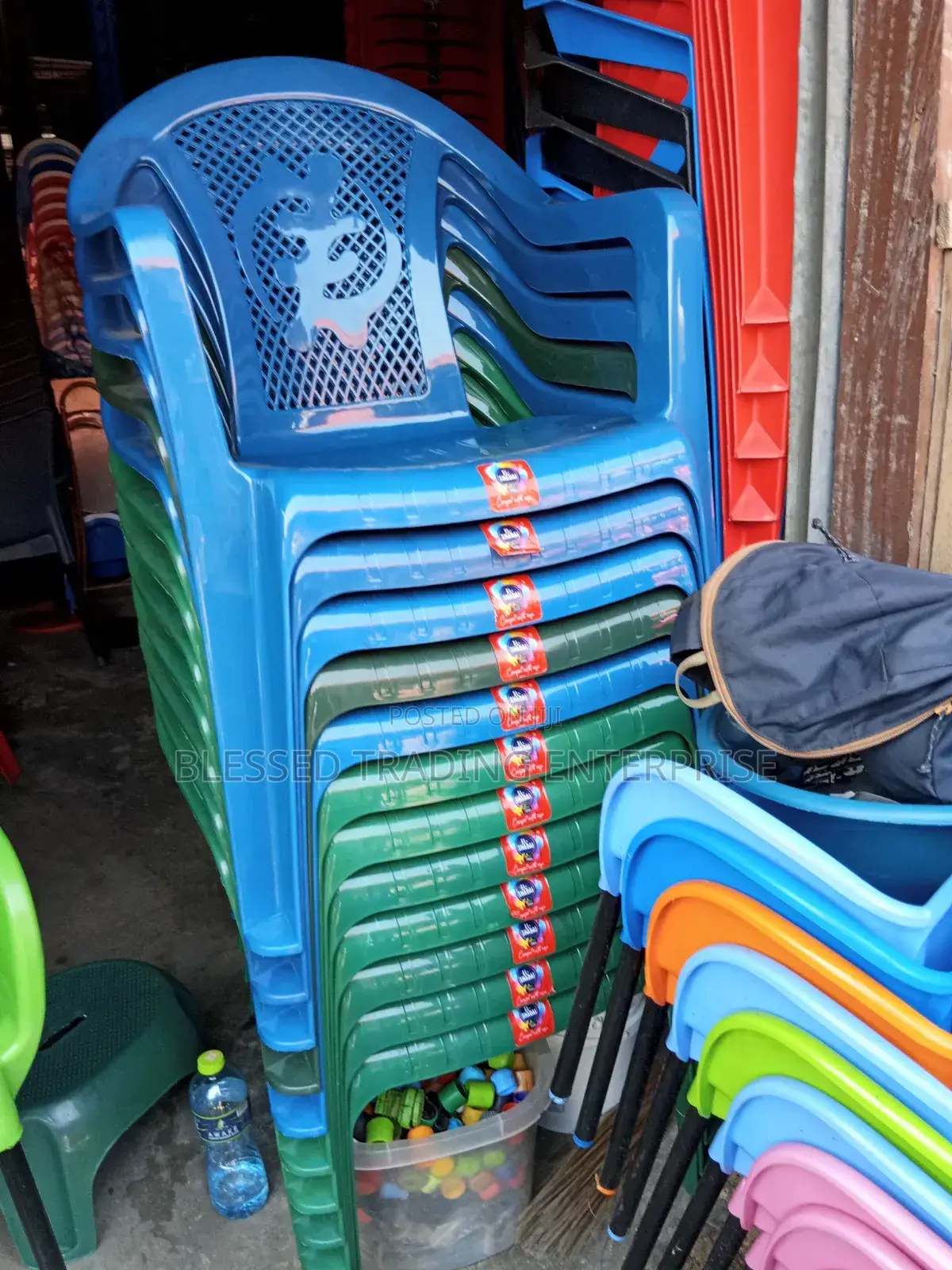 Plastic Chairs for Church, Funeral and Programs Are Available