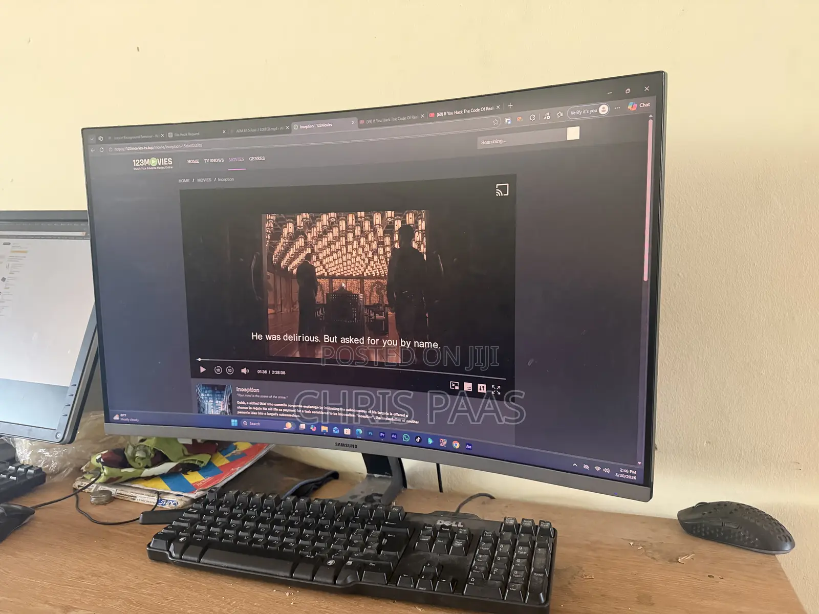 32 Inches Edgeless Samsung Curved Monitor (Slightly Used)