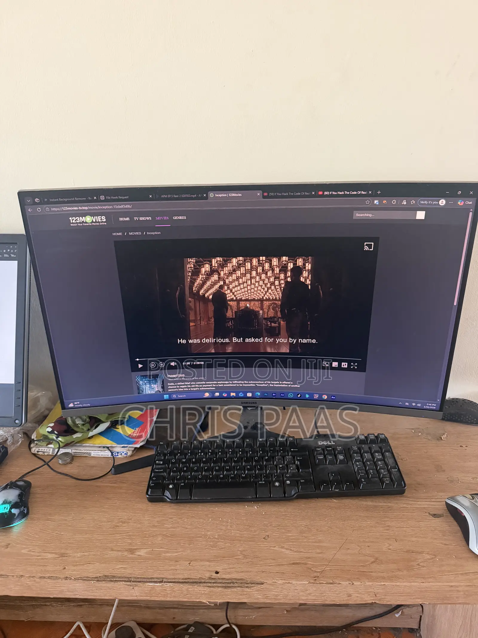 32 Inches Edgeless Samsung Curved Monitor (Slightly Used)