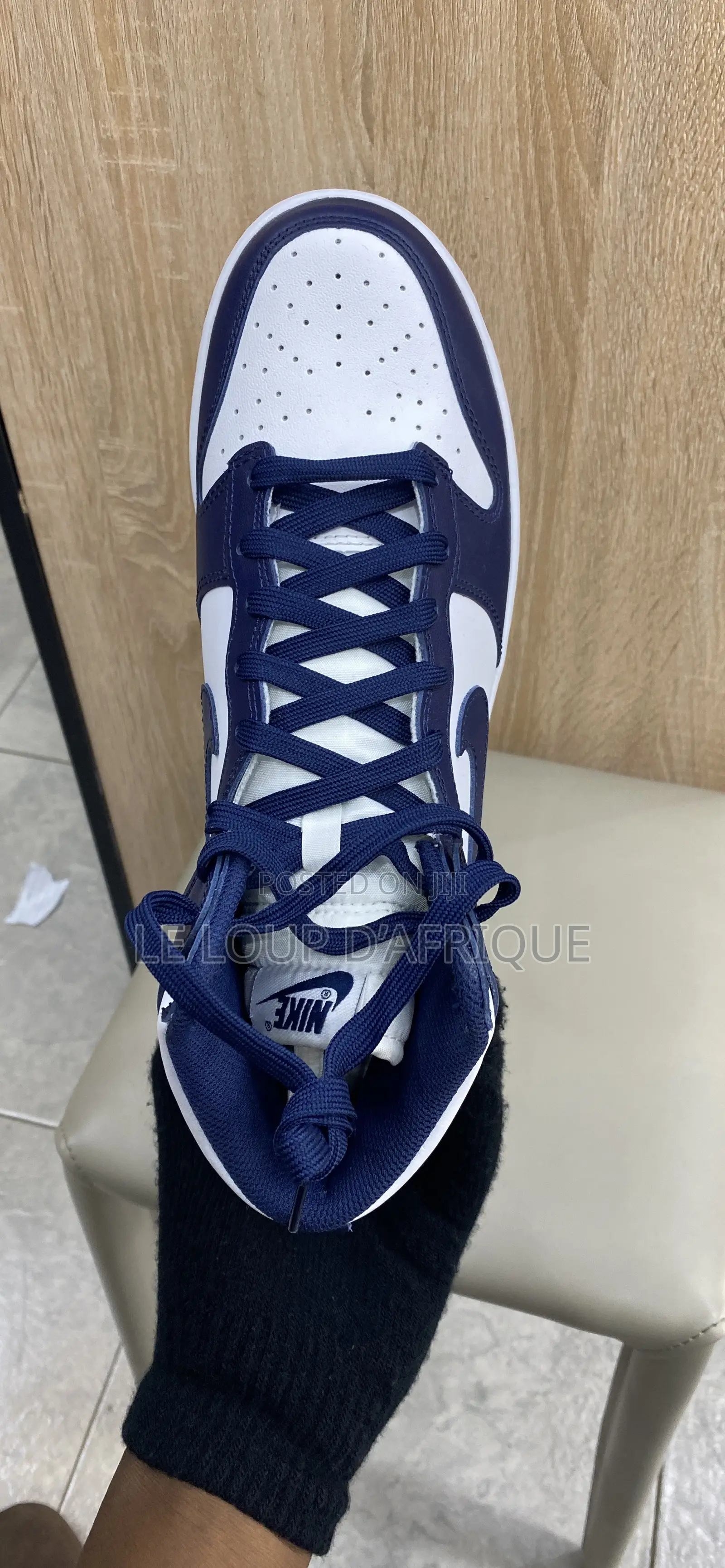 Nike Dunk High Retro "White Midnight Navy"