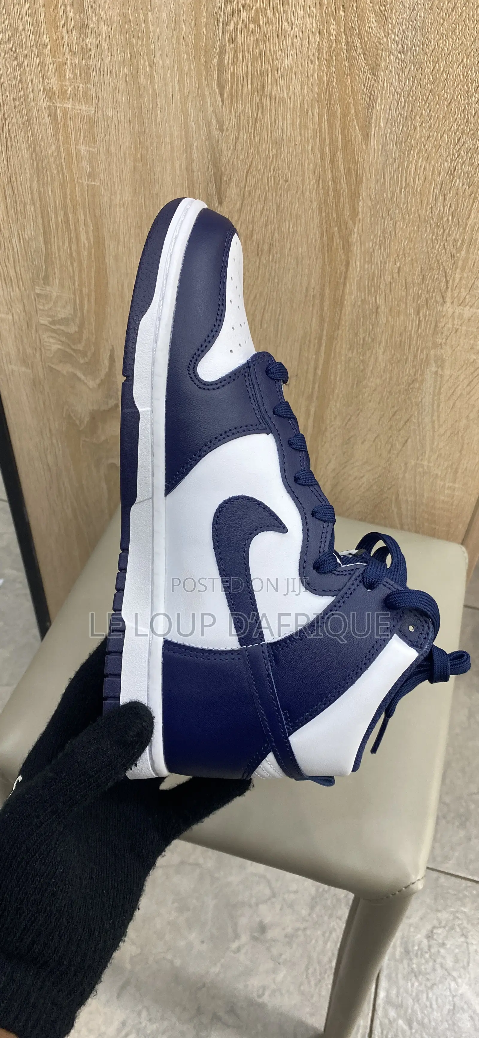 Nike Dunk High Retro "White Midnight Navy"