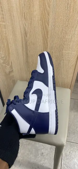 Nike Dunk High Retro "White Midnight Navy"