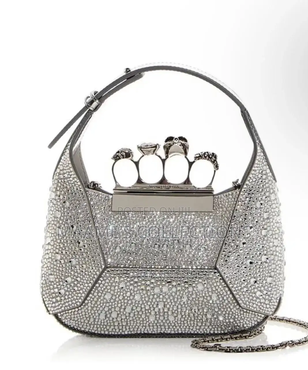 Alexander McQueen Jewelled Mini Hobo Women’S Handsbag