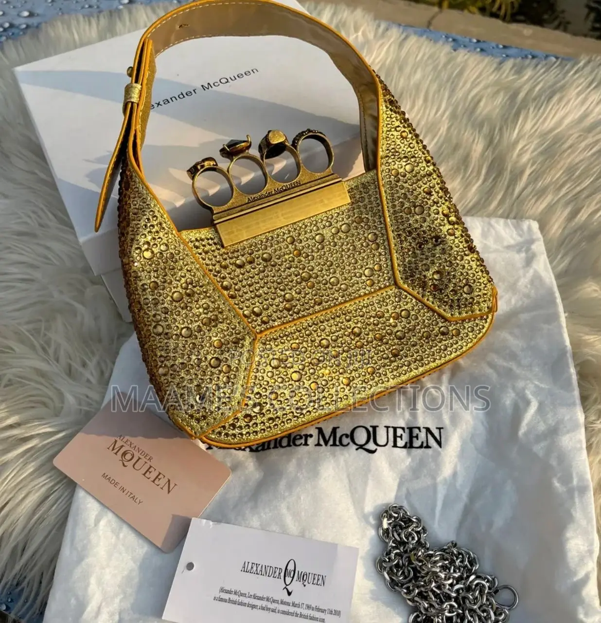 Alexander McQueen Jewelled Mini Hobo Women’S Handsbag