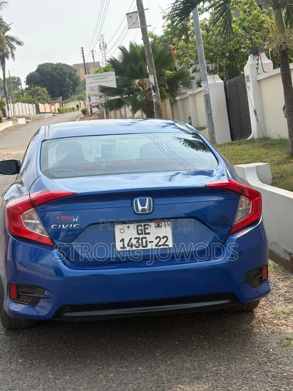Honda Civic EX 4dr Sedan (1.5L 4cyl) 2016 Blue