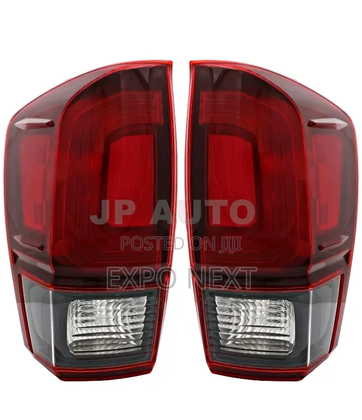 Black Bezel Compatible With 2018-2023 Toyota Tacoma Tail Light Pair