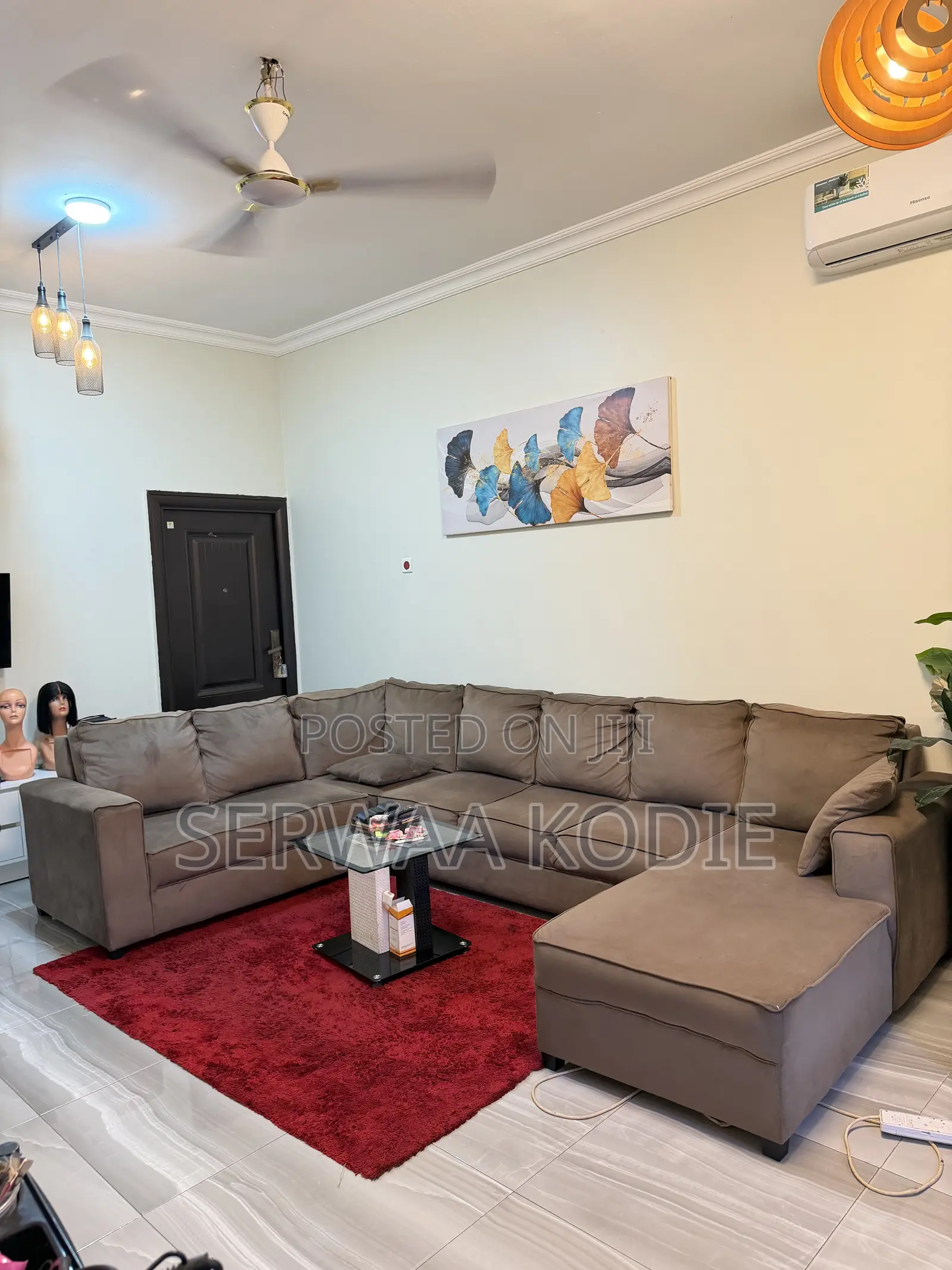 Neatly Slightly Used 8 Seater L-Shaped Sectional Sofa for Sale”
