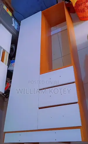 Fully Built Laminated Wardrobe 2 In 1