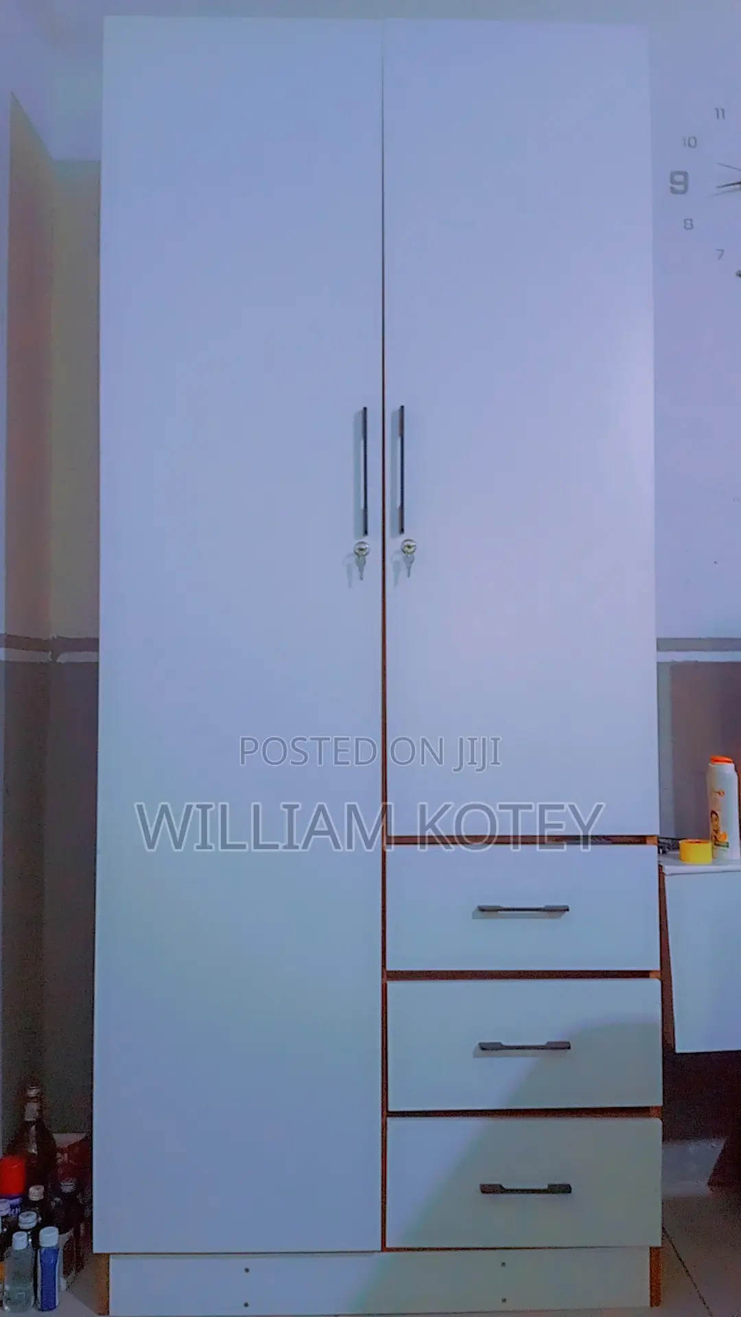 Fully Built Laminated Wardrobe 2 In 1