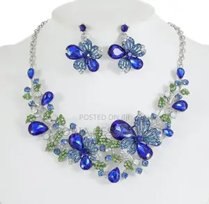 Floral Crystal Necklace