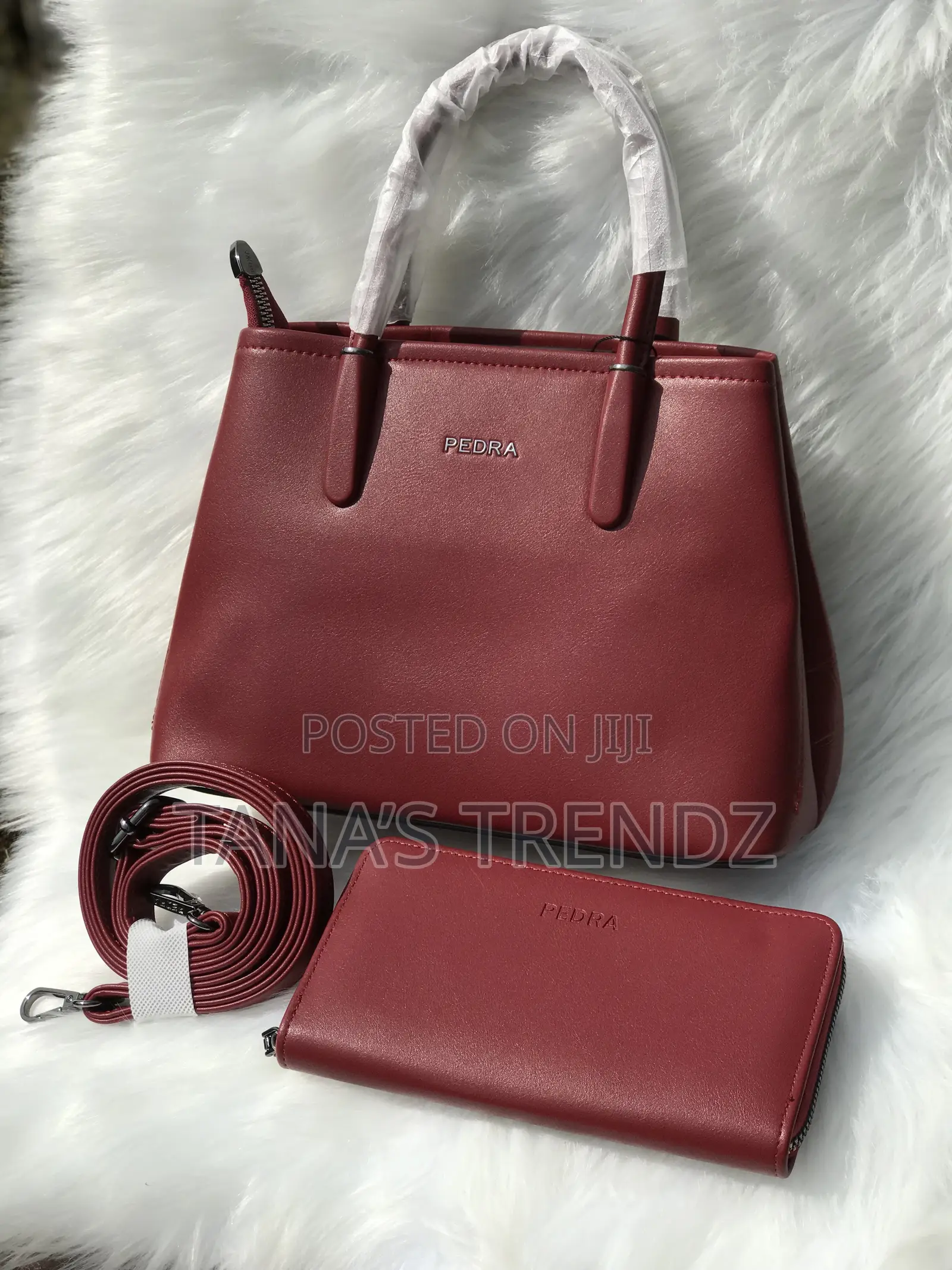 High Quality Leather Bags (Wine and Black)