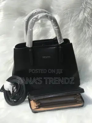 High Quality Leather Ladies Bags (Black)