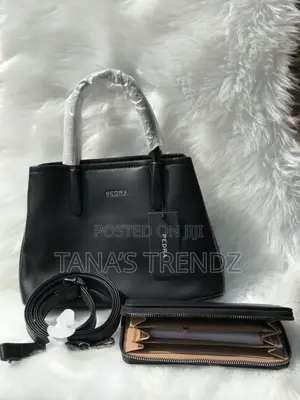 High Quality Leather Bags (Wine and Black)