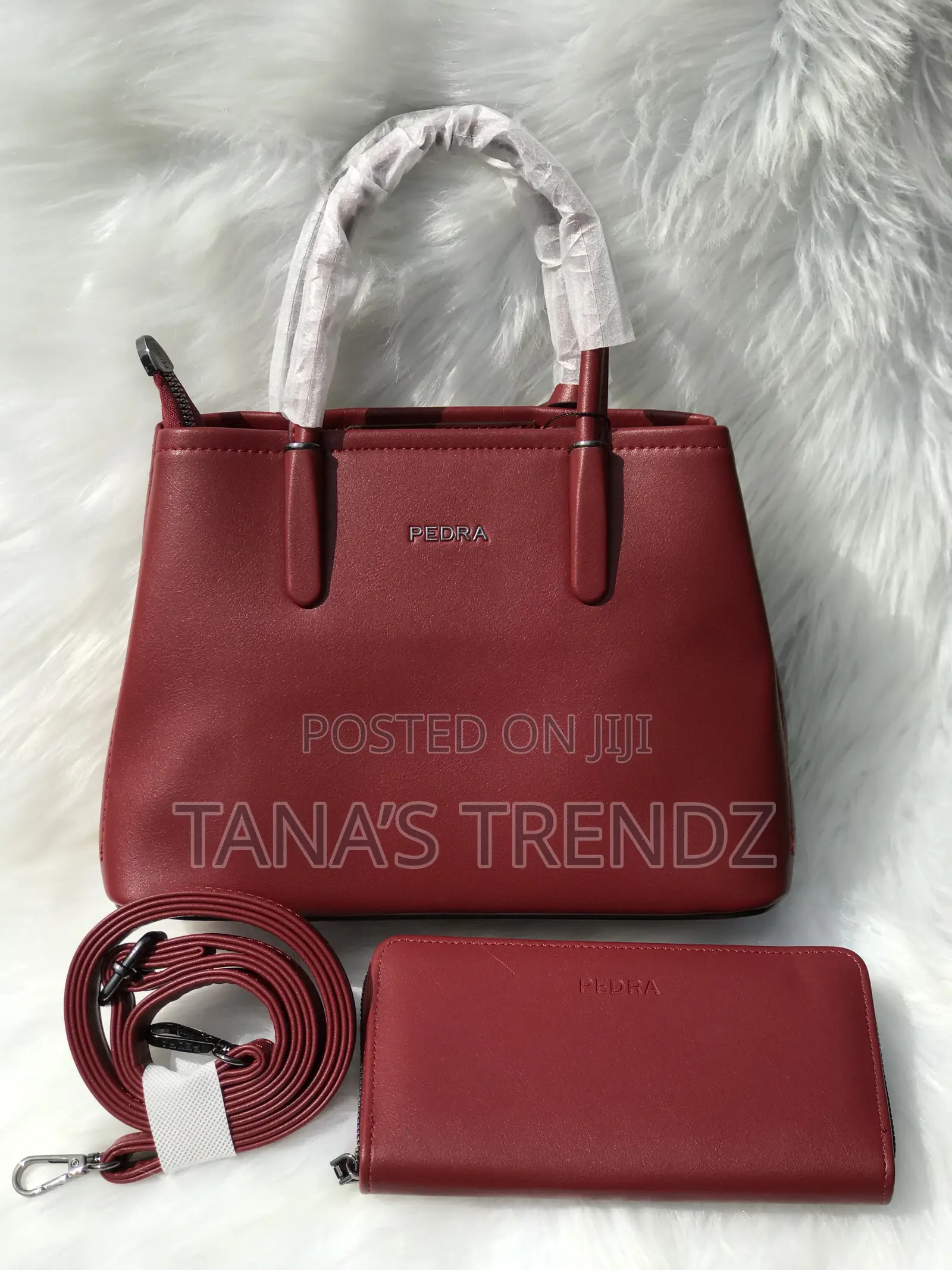 High Quality Leather Bags (Wine and Black)