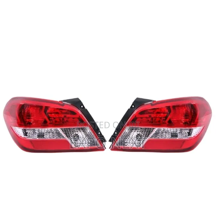 2017-2020 Mitsubishi Mirage G4 Red Clear Rear Tail Light