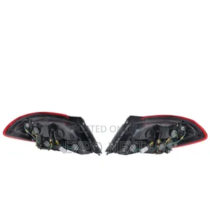 2017-2020 Mitsubishi Mirage G4 Red Clear Rear Tail Light