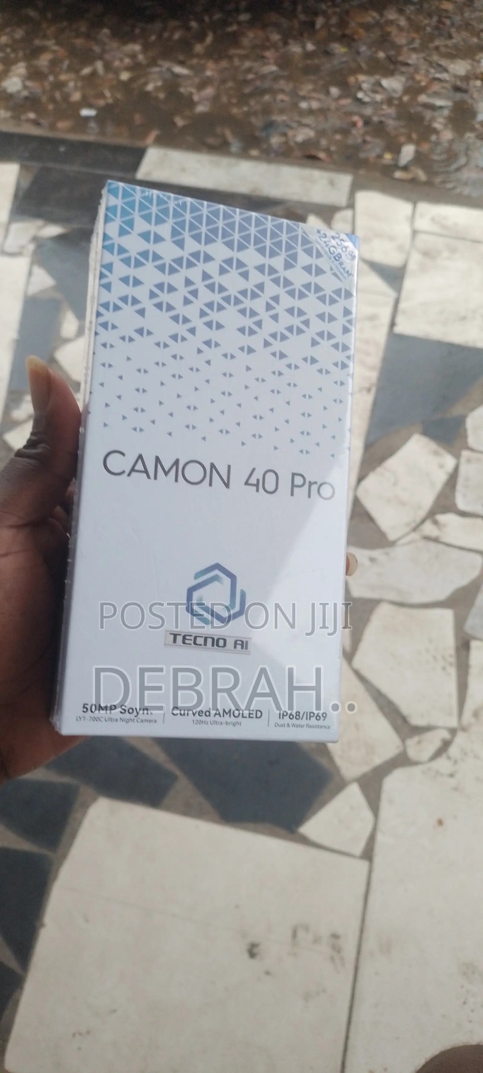 New Tecno Camon 40 Pro 5G 256 GB Black