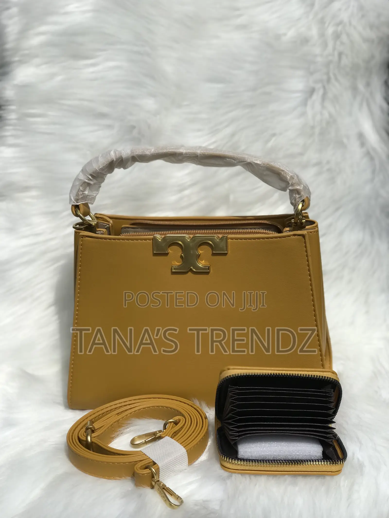 High Quality Leather Bags (Yellow and Blue)