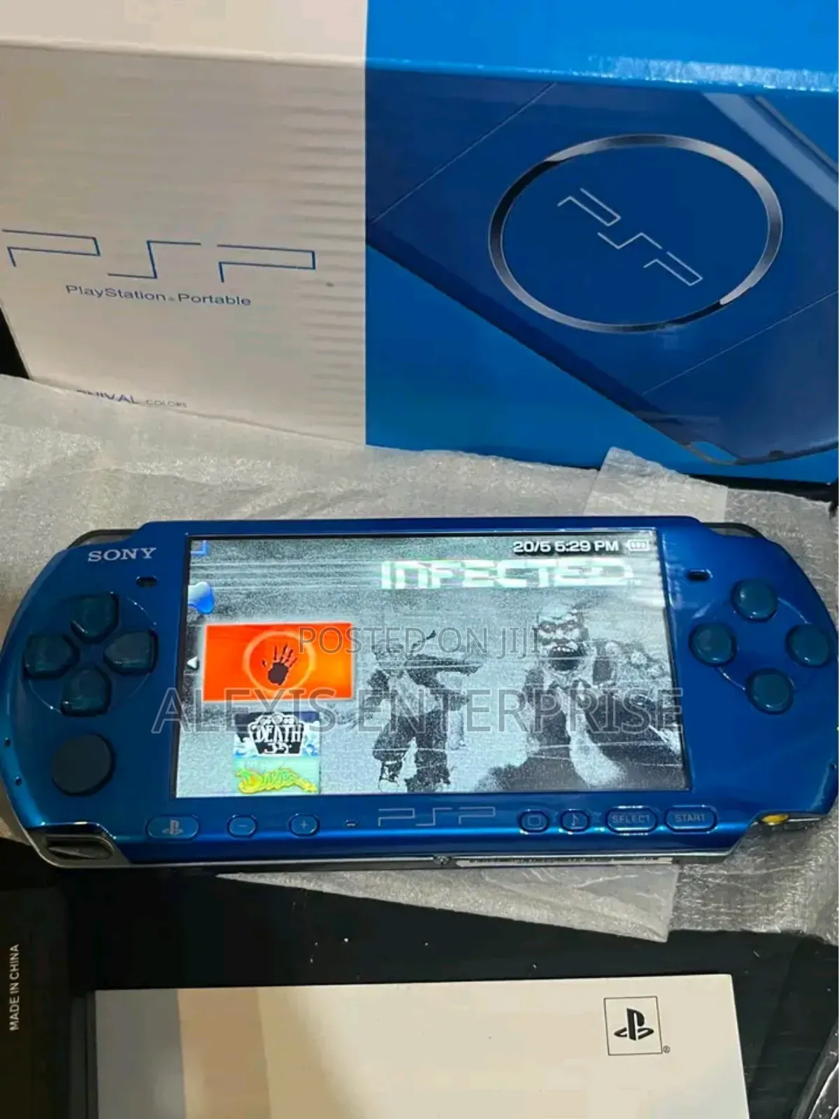 PSP Blue in Box