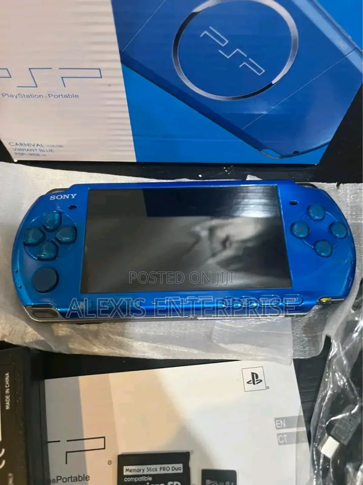 PSP Blue in Box
