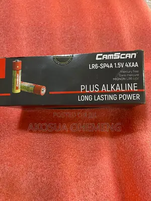 Camscan Aa Batteries for Electronic Appliances With Long Lasting Power