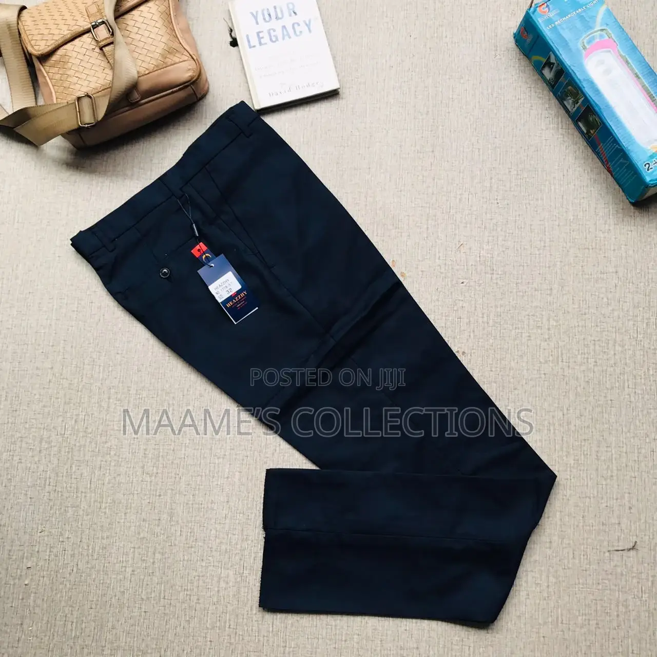 Quality Men’S Office Material Trousers (Sizes 28 - 40)
