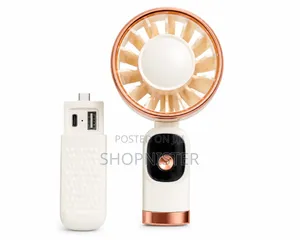 Portable Rechargeable Handheld Mini Fan – Usb Cooling Fan